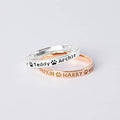 Dog Name Ring, Dog Mom Gift, Memorial Pet Gift, Custom Pet Names Ring