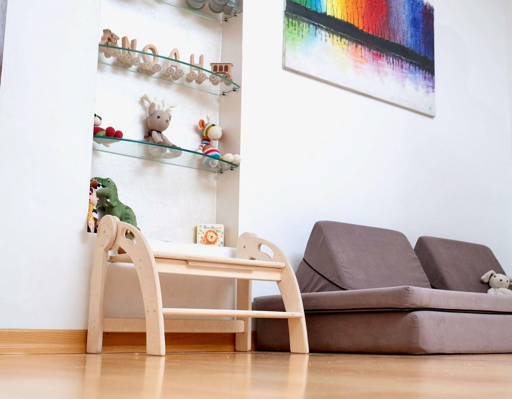 Twins Montessori Kitchen Stool - Wooden Step Stool